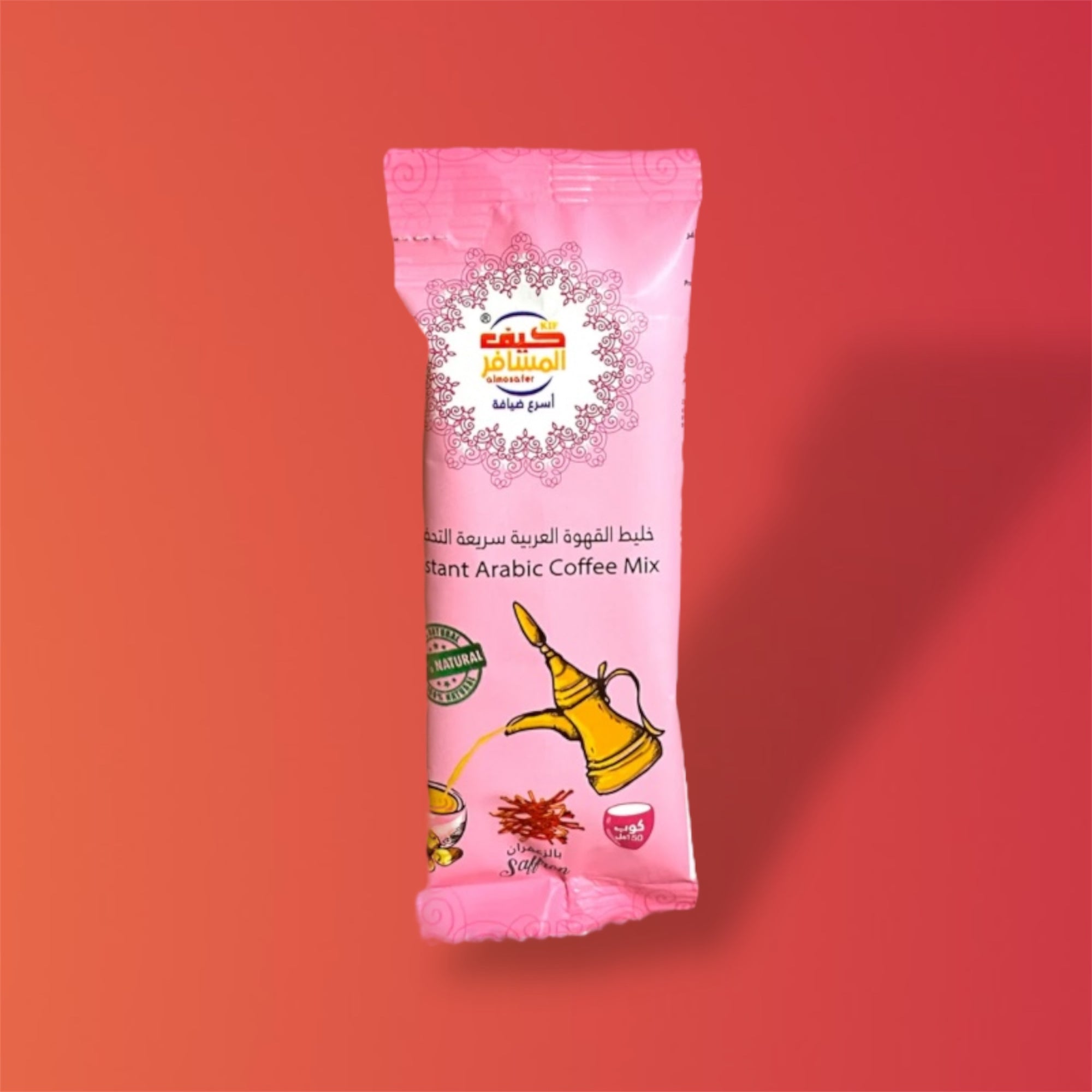 Kif Almosafer instant Arabic coffee saffron 5g