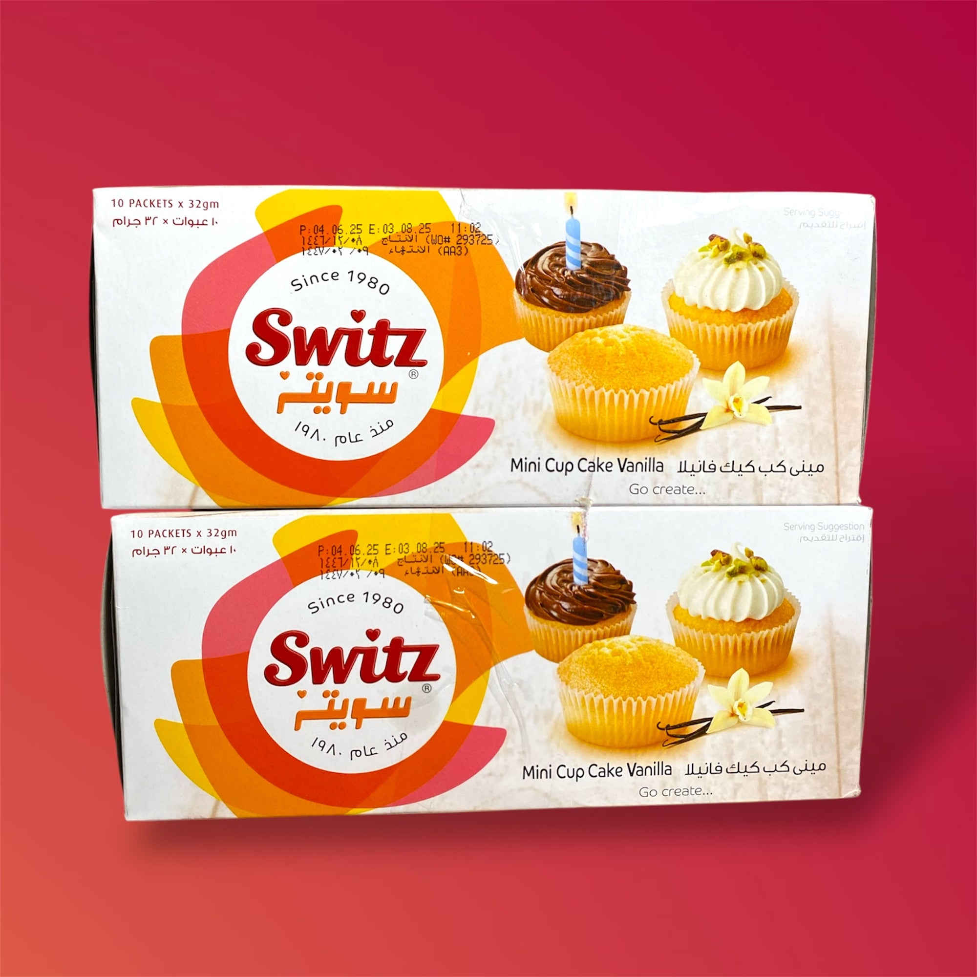 Switz vanilla cupcakes X2 packs