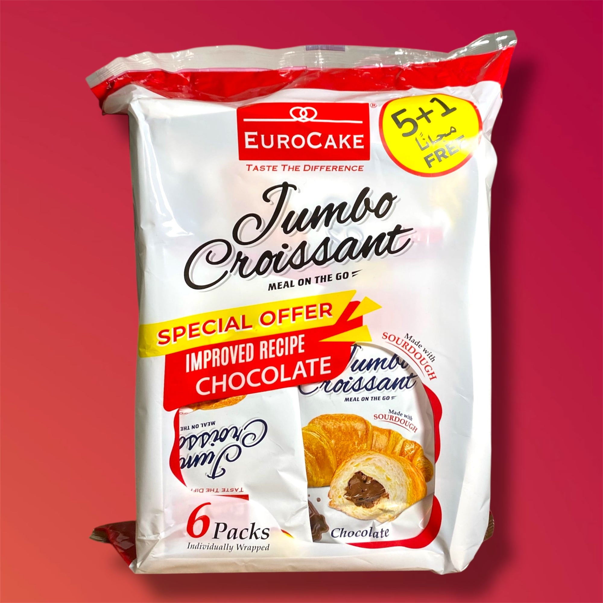 Jumbo chocolate croissants’s X6