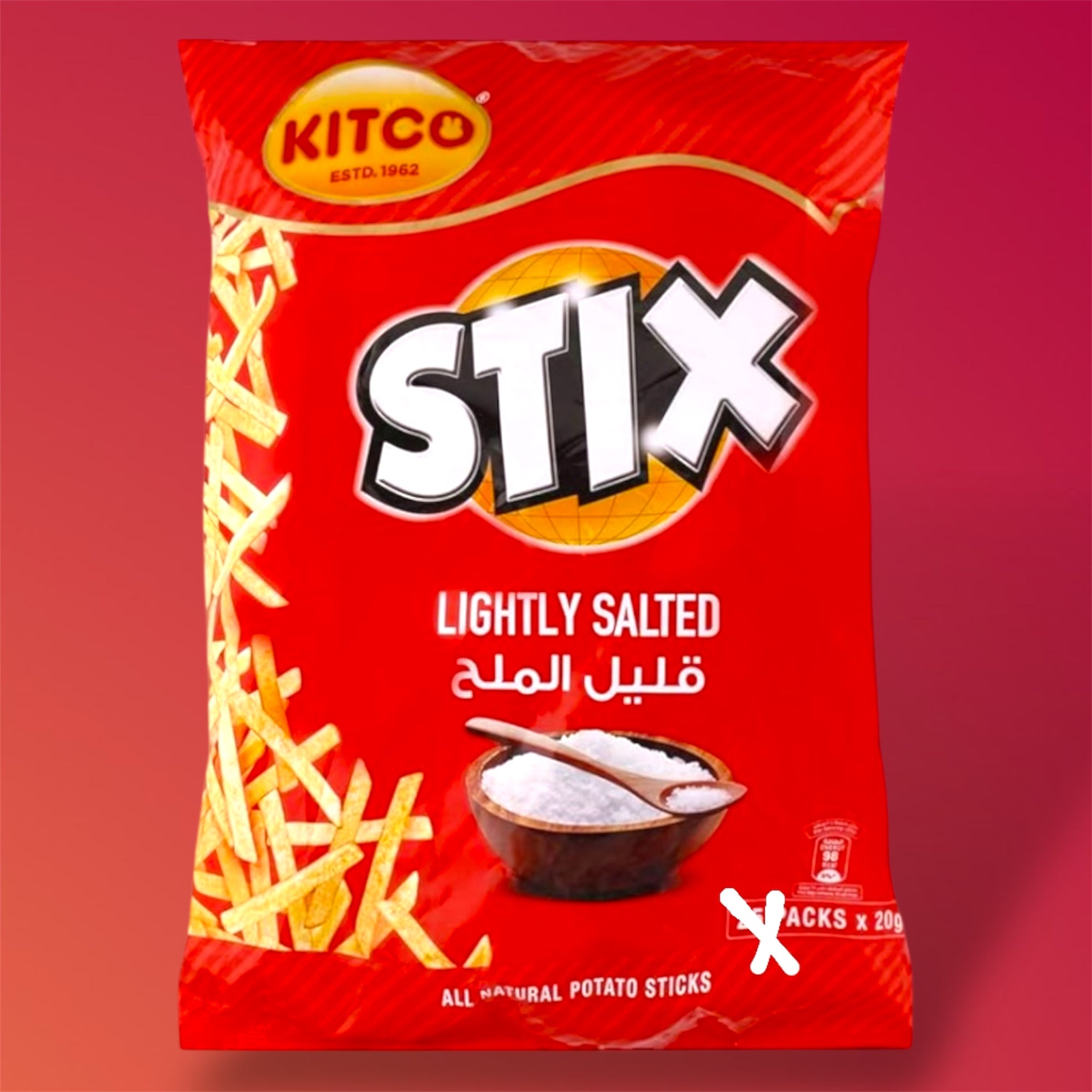 Kitco Stix lightly salted X18