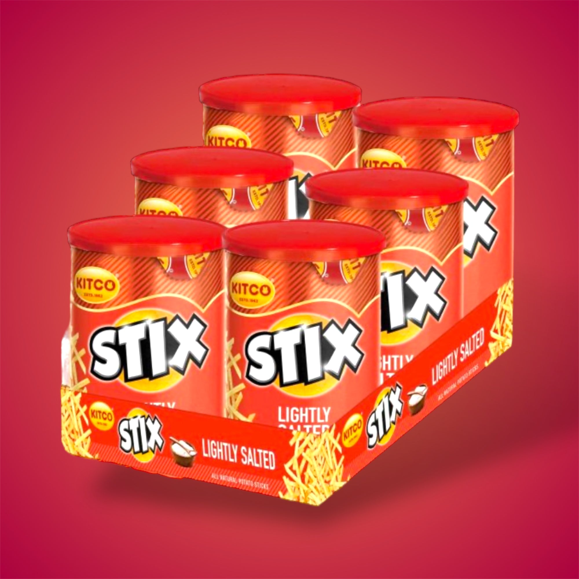 Kitco Stix slightly lightly salted X6 pack