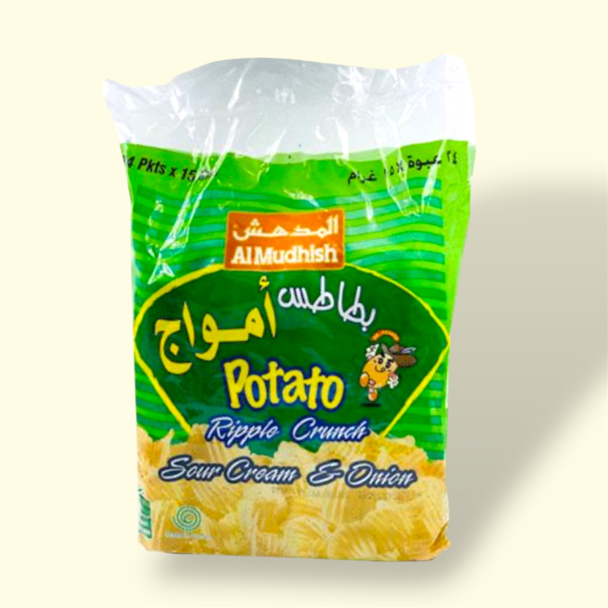Al Mudhish sour cream and onion chips X24