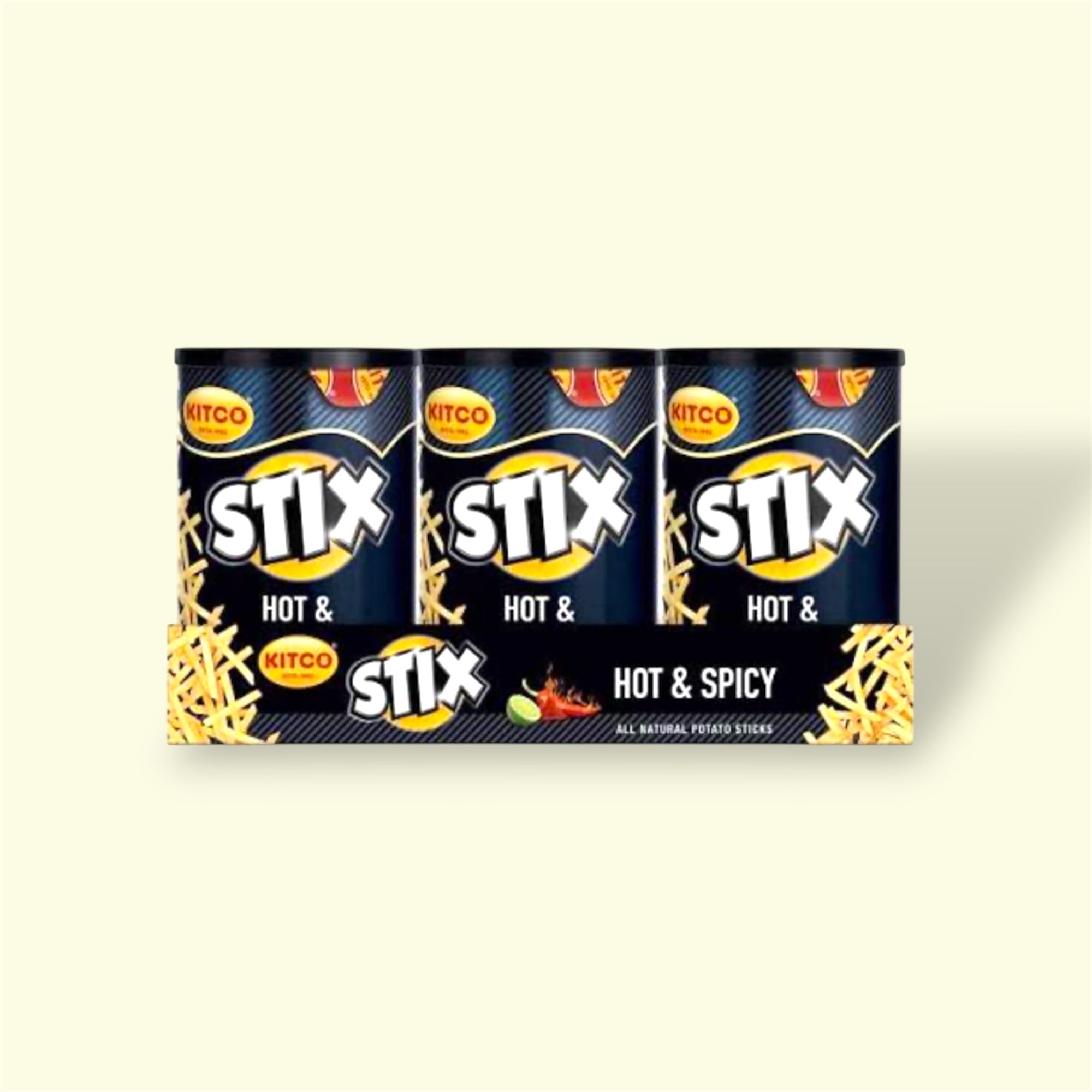 Kitco hot and spicy Stix chips X6
