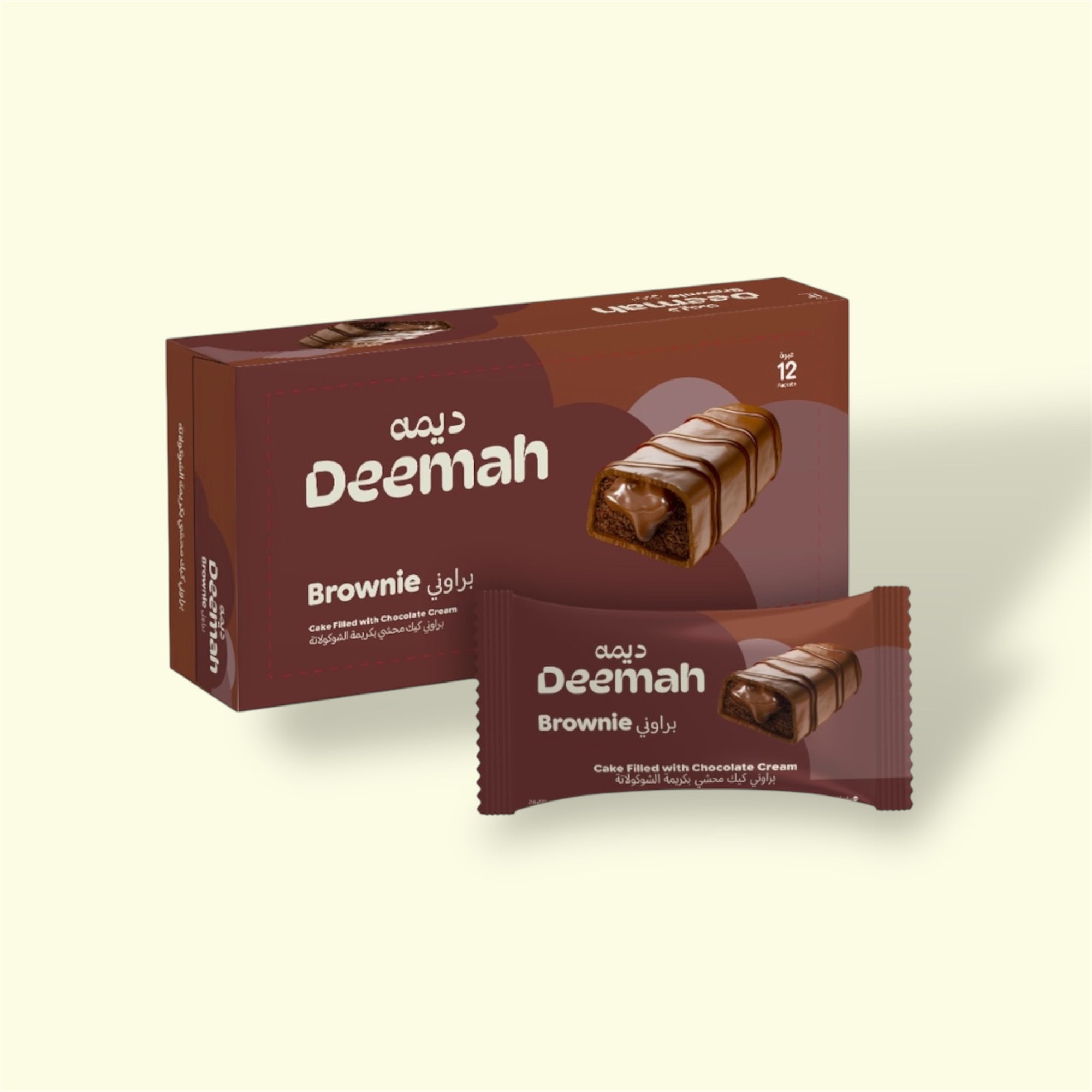 Deemah chocolate brownie X12