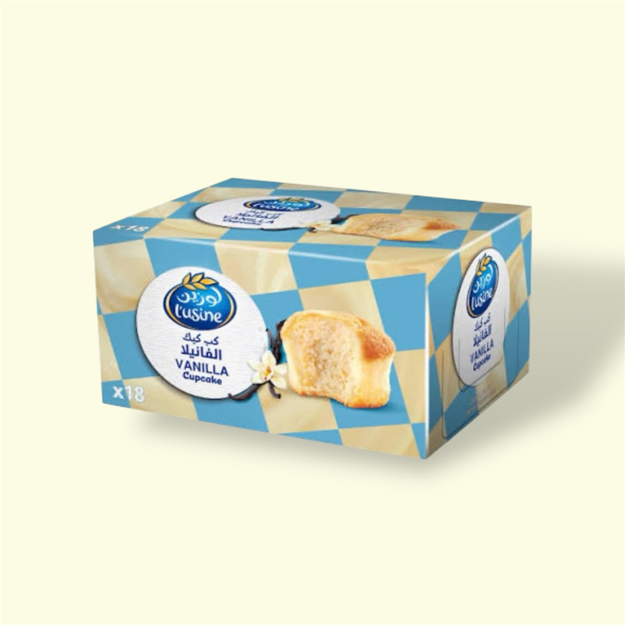 Lusine vanilla cupcake X18